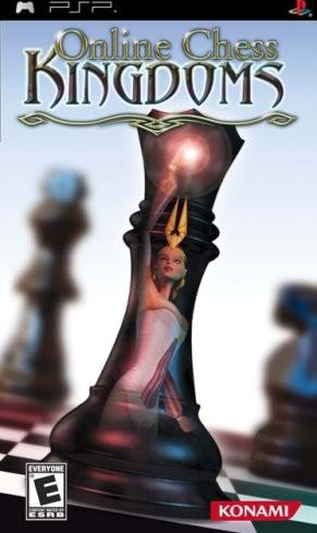 Online Chess Kingdoms box art for PSP