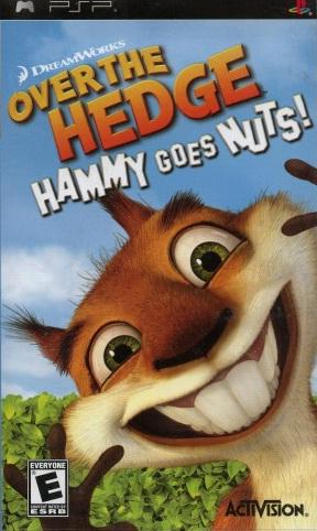Over the Hedge Hammy Goes Nuts box art for PSP