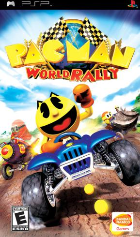 Pac-Man World Rally box art for PSP
