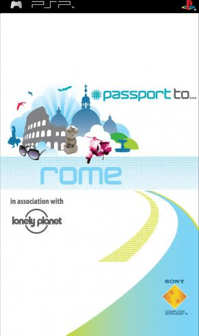 Passport to Rome box art for PSP