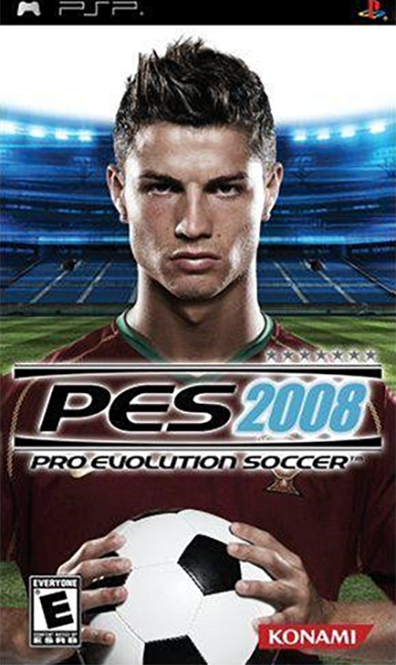 Pro Evolution Soccer 2008 box art for PSP