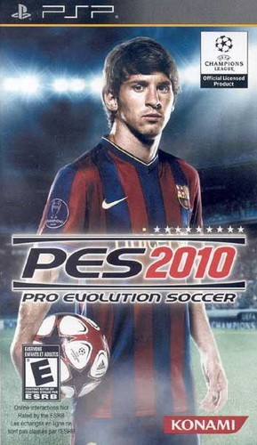 Pro Evolution Soccer 2010 box art for PSP
