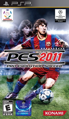 Pro Evolution Soccer 2011 box art for PSP