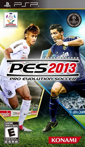 Pro Evolution Soccer 2013 box art for PSP