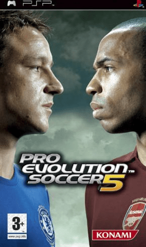 Pro Evolution Soccer 5 box art for PSP