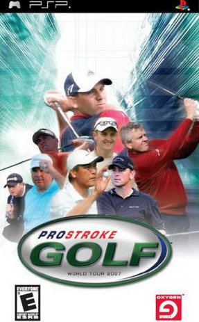ProStroke Golf World Tour 2007 box art for PSP