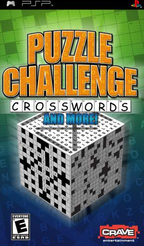 Puzzle Challenge Crosswords and More box art for PSP