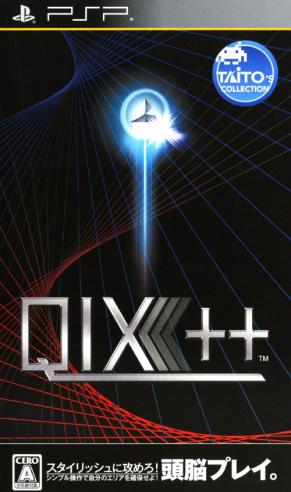 Qix++ box art for PSP