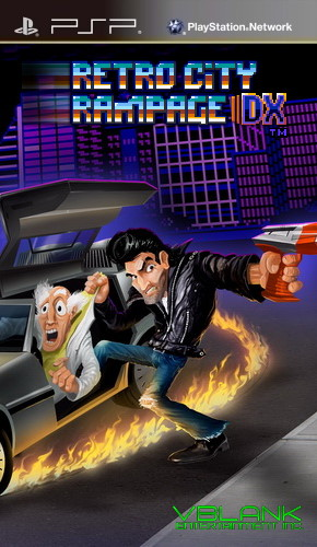 Retro City Rampage DX box art for PSP