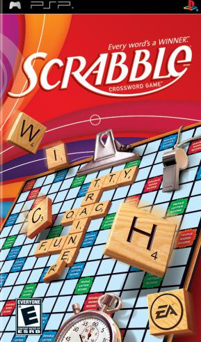 Scrabble box art for PSP