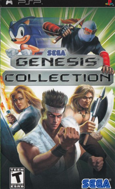 Sega Genesis Collection box art for PSP