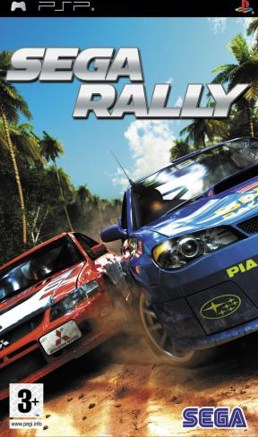 Sega Rally box art for PSP