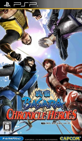 Sengoku Basara Chronicle Heroes box art for PSP