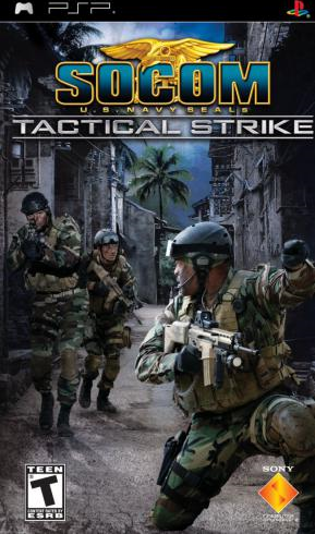 SOCOM US Navy Seals Tactical Strike box art for PSP