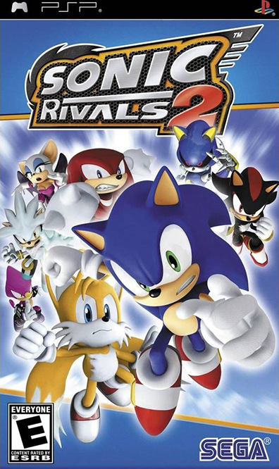 Sonic Rivals 2 box art for PSP