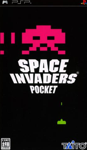 Space Invaders Pocket box art for PSP
