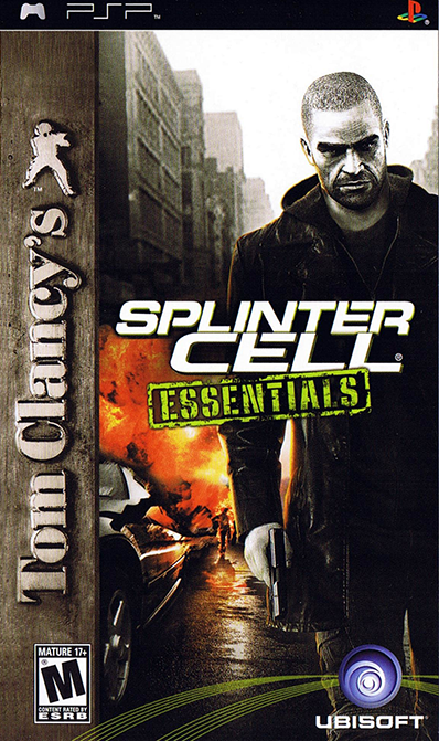 Splinter Cell: Essentials box art for PSP