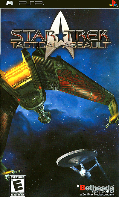 Star Trek Tactical Assault box art for PSP