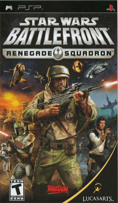 Star Wars Battlefront Renegade Squadron [Greatest Hits] box art for PSP