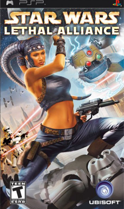 Star Wars: Lethal Alliance box art for PSP