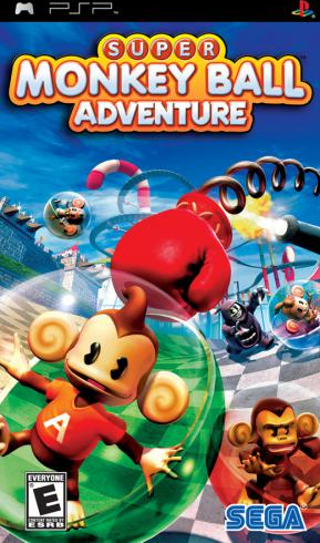 Super Monkey Ball Adventure box art for PSP