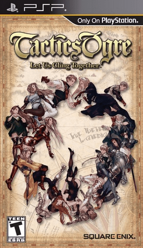 Tactics Ogre: Let Us Cling Together box art for PSP
