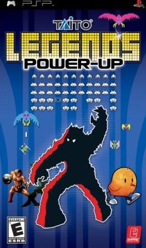 Taito Legends Power-Up box art for PSP