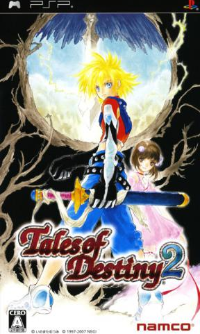 Tales of Destiny 2 box art for PSP