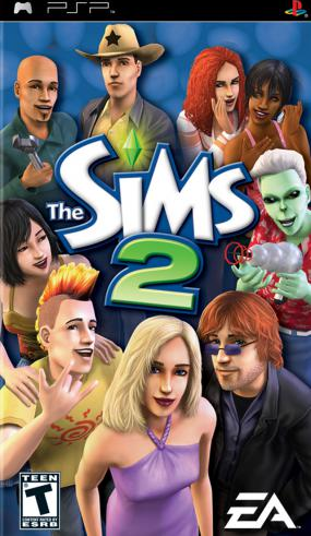 The Sims 2 box art for PSP
