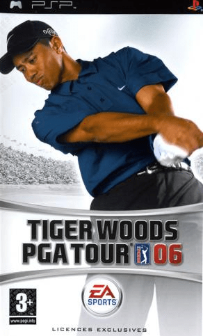 Tiger Woods PGA Tour 06 box art for PSP
