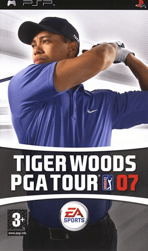 Tiger Woods PGA Tour 07 box art for PSP