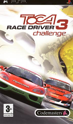 TOCA Race Driver 3 Challenge box art for PSP