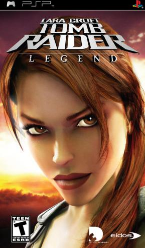 Tomb Raider Legend box art for PSP