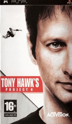Tony Hawk Project 8 box art for PSP