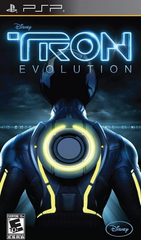 Tron: Evolution box art for PSP