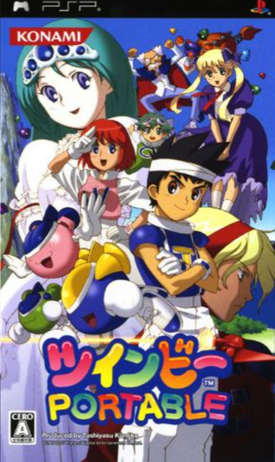 TwinBee Portable box art for PSP