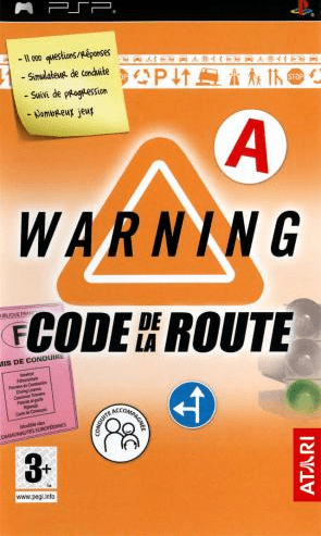 Warning: Code De La Route box art for PSP