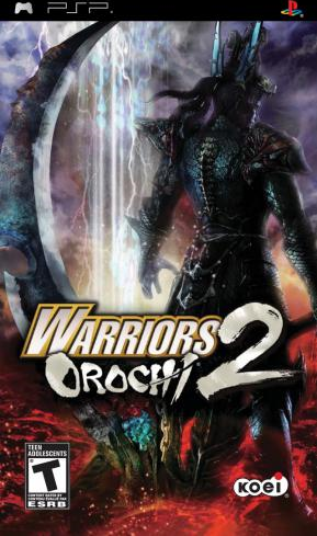 Warriors Orochi 2 box art for PSP
