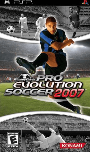 Winning Eleven Pro Evolution Soccer 2007 box art for PSP