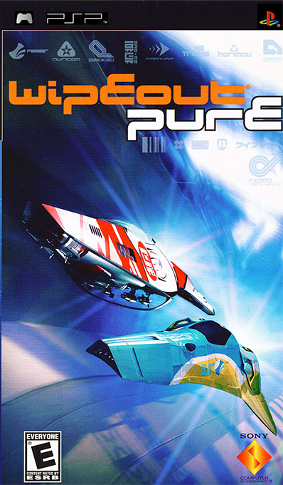 Wipeout Pure box art for PSP