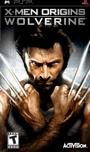 X-Men Origins: Wolverine box art for PSP