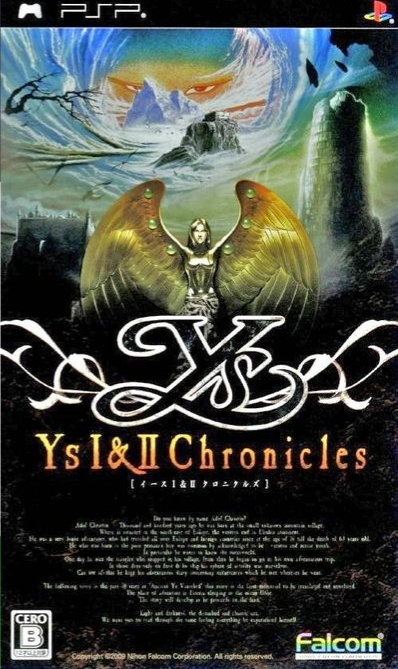 Ys I & II Chronicles box art for PSP