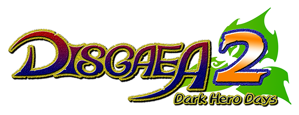 Disgaea 2: Dark Hero Days logo for PSP