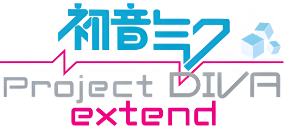 Hatsune Miku: Project Diva Extend logo for PSP