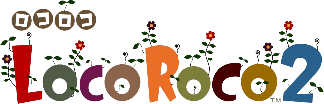 LocoRoco 2 logo for PSP