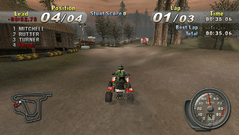 ATV Off-Road Fury Blazin' Trails screenshot 3 for PSP