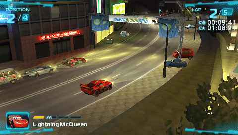 Cars 2 (essentials) screenshot 3 for PSP