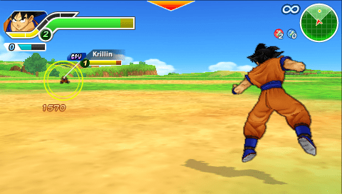 Dragon Ball Z: Tenkaichi Tag Team screenshot 3 for PSP