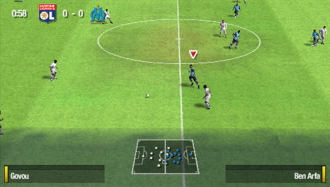 Fifa 09 (essentials) screenshot 3 for PSP