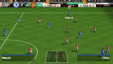 FIFA 10 screenshot 3 for PSP